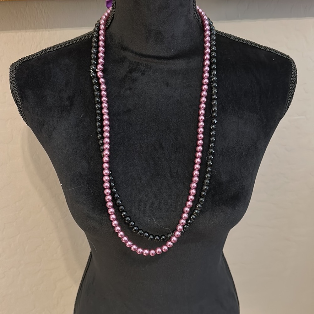 Pearl Necklaces 🖤Black & Purple💜 ERAS TOUR Taylor Swift Speak Now & Reputation